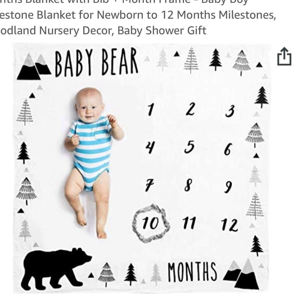 Baby MILESTONE BLANKET!